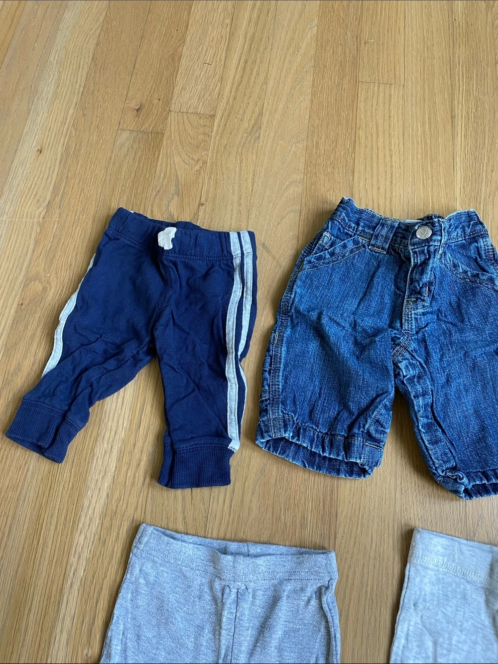 Carter's Baby Boys Assorted Pants and Footed Bottoms - Blue, Gray, Navy